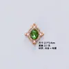 Estilo Palácio Medieval Prato Flor Oval com Diamante Fivela de Diamante Acessórios de Liga DIY Joias Roupas de Luxo Acessíveis Acessórios para Dedos do Pé
