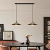Lámpara de araña estética de Zihan Song para comedor, nueva lámpara de estilo chino para sala de estar de casa de huéspedes, lámpara inspirada en Zen para estudio, dormitorio y sala de té