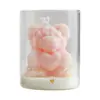 Regalo de San Valentín, Dropshipping, Oso de Rosa Perfumada Hecho a Mano en Taza, Adorno de Forma Creativa, Velas Perfumadas al por Mayor