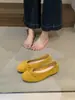 Versão em Pele de Ovelha~ Sapatilhas Confortáveis de Solado Macio, Sem Cadarço, de Cano Baixo para Mulheres, Versáteis, com Laço, Bico Arredondado, Planas, Estilo Ballet