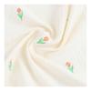 Algodón Doble Capa Crepé Bordado Flor Parche Flor Ropa para el Hogar Tejido seersucker Pijama Yuezi Pantalón Antimosquitos Tejido