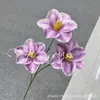 Flor Artificial Francesa Ramo Único Flor Tulipa Decoração de Mesa para Casa Flor de Mão Flor Falsa Arranjo de Flor Flor de Seda