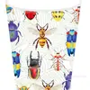 Mm227 Insecto Mariquita de Siete Puntos Libélula Fiesta Festival Pancarta de Fiesta 8 Personas Set de 4 Piezas Plato de Papel Servilleta Vaso de Papel
