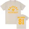 Camiseta Llya Rozanov 81Bos Attacker Camiseta Estampada Tv Competição Intensa Manga Curta Algodão Moda Masculina