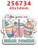 Nuevo parche de resina acrílica con lazo 2023 adorables pegatinas decorativas para refrigerador PR256736
