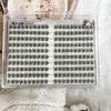 Pestañas Postizas Perezosas de Tres Pasos, Volumen Ultra Grande, Sin Pegamento; Pestañas Manga Segmentadas Diarias Ultra Suaves; Grupos Individuales Ligeros Naturales para Maquillaje