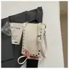 Bolsa Transversal para Celular com Rebites Transfronteiriça para Mulheres, Nova Bolsa de Ombro Tendência Verão 2026 para Trabalho e Deslocamento