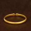 Pulsera simple de apertura de garra de gato de boutique, pulsera de joyería chapada en oro, la pulsera no se desvanece, oro para salir fácilmente
