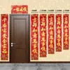 Parejas de Papel para el Festival de Primavera y Año Nuevo 2026 Año del Caballo Decoración Parejas de Año Nuevo Pegatinas para Puerta Estilo Nuevo Palabras Magnéticas 1.1m