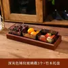 Plato de frutas para sala de estar, uso doméstico, bandeja de cristal para snacks, plato para snacks de mesa de centro, frutas secas, nueces, caramelos, bandeja para snacks, caja de almacenamiento para snacks con compartimentos