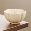 Xícara de Chá Bege Argila Ru do Fabricante com Esmalte de Banha, Xícara Mestra de Cerâmica, Xícara Individual para Beber Chá, Conjunto de Chá Kung Fu, Xícara de Degustação, Tigela de Chá