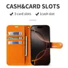 Funda protectora adecuada para iPhone 17 transfronterizo con ranura para tarjeta, funda de cuero para teléfono plegable Apple 17/16/15/14/con soporte