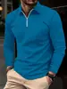 Camisa Polo de Manga Larga para Hombre 2026, Nueva Ropa de Negocios Transfronteriza para Hombre, Camisa Casual para Hombre de Manga Larga con Cuello de Solapa
