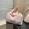 Leve Grande Capacidade Casual Nylon Feminina 2024 Nova Grande Capacidade Estilo Coreano Comutador Bolsa Tote Ombro Viagem