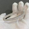 Fanjia V oro versión alta pulsera de diamantes completos lado bola europea y americana mi oro lujo ligero todo-fósforo moda pulsera de cuentas para mujer