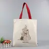 Sacola de compras de lona para presente publicitário personalizada bolsa de ombro de algodão fábrica em estoque atacado bolsa de mão