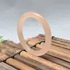 Brazalete redondo de jade afgano rosa al por mayor, brazalete de belleza, pulsera de mujer de jadeíta, suministro para transmisiones en vivo, envío directo de una pieza