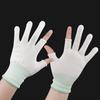 Guantes Antiestáticos de Dedos de Nylon Delgados Trabajo Maquinaria Electrónica Protección para Manos de Mujer Trabajo Fugas Dedo Pulgar Escritura