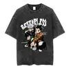 Camiseta Vintage Lavada Anime Hunter X Hunter Araña Fantasma