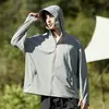 2025 Ropa Nueva de Protección Solar Primavera y Verano para Parejas Ropa de Protección Solar para Hombres Ropa de Verano para Mujeres Mismo Tejido de Seda de Hielo Ropa de Protección Solar para Hombres y Mujeres