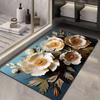 Nueva Alfombra de Flor Tridimensional Suave de Tierra de Diatomeas Alfombra de Baño Alfombra Absorbente Alfombra de Baño Cocina Alfombra Antideslizante para Baño