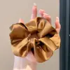 Elástico de Cabelo de Letra Mercerizado de Temperamento para Mulheres com Ponto de Bola Elástico Alto para Rabo de Cavalo Faixa de Cabelo Elástico de Borracha