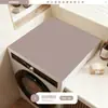Alfombrilla de Mesa a Prueba de Polvo para Lavadora de Tambor de Barro de Diatomeas, Alfombrilla Doméstica Absorbente de Agua para Encimera, Protección para Refrigerador, Cubierta Antipolvo Antideslizante
