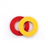 Arandelas de nylon de colores, arandelas planas de plástico aislante rojas, arandelas planas amarillas grandes m2m2.5m3m10m20