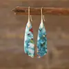 Pendientes de color bohemio con textura artística para comercio electrónico transfronterizo Pendientes Diseñadores europeos y americanos Pendientes de joyería de primera