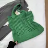 Bolsa Tote de Gran Capacidad Bolsa Tejida Bolso de Hombro de Verano Bolso Tejido Hecho a Mano para Mujer Nuevo Bolso de Playa para Vacaciones