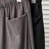 Otoño 200 jin talla grande nuevo estilo corte tridimensional que oculta la grasa pierna curva pantalones hermana gorda cintura elástica casual pantalones largos 0855