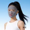Mascarilla de Protección Solar para Mujer, Especial para Verano al Aire Libre, Golf y Running, Mascarilla Transpirable de Seda de Hielo, Boca y Nariz Abiertas, Mascarilla que Cubre la Barbilla