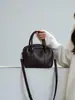 Bolso bandolera para mujer, bolso hobo, bolso cuadrado pequeño japonés, bolso Boston tostada, bolso de hombro para debajo del brazo, bolso de cuero genuino para mujer