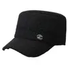 Gorra de invierno para hombres de mediana edad y ancianos, gorra plana de lana con forro polar, engrosada y cálida, gorra de algodón para proteger las orejas para el abuelo