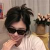 Gafas de Sol Cuadradas Retro Marrones 2025 Nuevas Gafas de Sol para Mujer Estilo Popular de Gama Alta Gafas con Protección UV