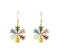 [Envio com Prejuízo] Brincos de Natal Luxo Acessível Nicho High-End Brincos Outono e Inverno Meninas Brincos de Pérola Atacado