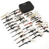 Comendo frango arma modelo liga pingente rifle Mauser Breta SVD AK47 RPK chaveiro de metal caixa