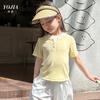 Camiseta para niñas YOJIA verano 2025 nueva coreana de imitación de dos piezas para niña pequeña de manga corta ropa para niños chaqueta de verano para niños