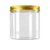 Frascos sellados de PET en stock, botellas de almacenamiento de grado alimenticio de 65 mm con juntas, frascos de plástico para té de flores, bayas de goji y empaque de frutas secas
