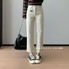 La primavera no es demasiado tarde. Jeans de cintura alta para mujer, nuevos pantalones rectos de otoño, adelgazantes y que realzan la altura, versátiles pantalones rectos tipo baguette