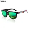 Gafas de Sol Polarizadas Casuales Transfronterizas para Hombres y Mujeres, Estilo Deportivo para Exteriores, Lentes Cuadradas Coloridas de Moda para Ciclismo y Conducir