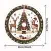 Artículos más vendidos transfronterizos: Falda para Árbol de Navidad, Hombre de Jengibre, Accesorios de Decoración para Fiesta de Escena de Año Nuevo, Decoraciones, Venta Directa del Fabricante