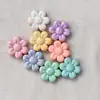Color sólido Serie de color crema UV girasol colorido DIY acrílico hecho a mano funda para teléfono pulsera hilo de cuentas accesorios de joyería
