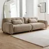 Sofá de Terciopelo Chenilla Motu Sala de Estar 2026 Nuevo Guyu Retro Francés Fila Recta Estilo Vintage Sofá de Tela