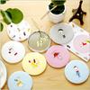 Mini espejo de maquillaje portátil de dibujos animados, pequeño espejo redondo, lindo espejo pequeño portátil HD, espejo de hojalata para regalo