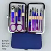 Set de Cortauñas con Gradiente Juego de 7 Piezas Cortauñas de Colores Herramientas de Belleza Se Puede Imprimir con Logo En Stock Uñas Transfronterizas