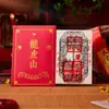 Tendencia de TikTok Billetes Tesoro Estilo Taoísta Dinastía Qing Atrae Dinero y Bendiciones Tarjetas Portátiles Pintadas a Mano Pegatinas para Teléfono y Amuletos
