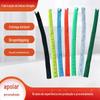 Tiras Elásticas Coloridas com Fivela, Tiras para Organização e Amarração de Roupas e Colchas, Cordas para Pendurar Brinquedos de Carrinho