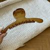 Horquilla para el Pelo Té Aocado Minimalista Línea Una Palabra Sentido Transparente Grande Pinza de Tiburón para Agarre de Cabello Horquilla Elegante para Mujer Accesorios para el Cabello