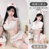 Lingerie Sexy Sexy Tentação Livre Puro Desejo Uniforme de Enfermeira Paquera Cama Quente Paixão Pijama Charme da Meia-Noite
